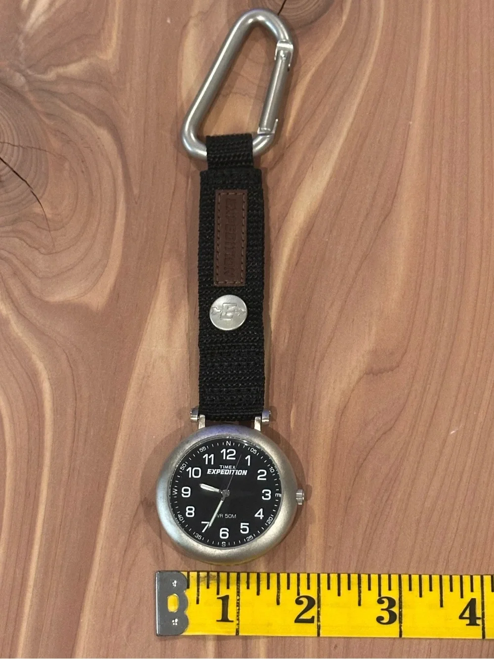 NWOT - TIMEX Clip-On Pocket Watch with Keychain